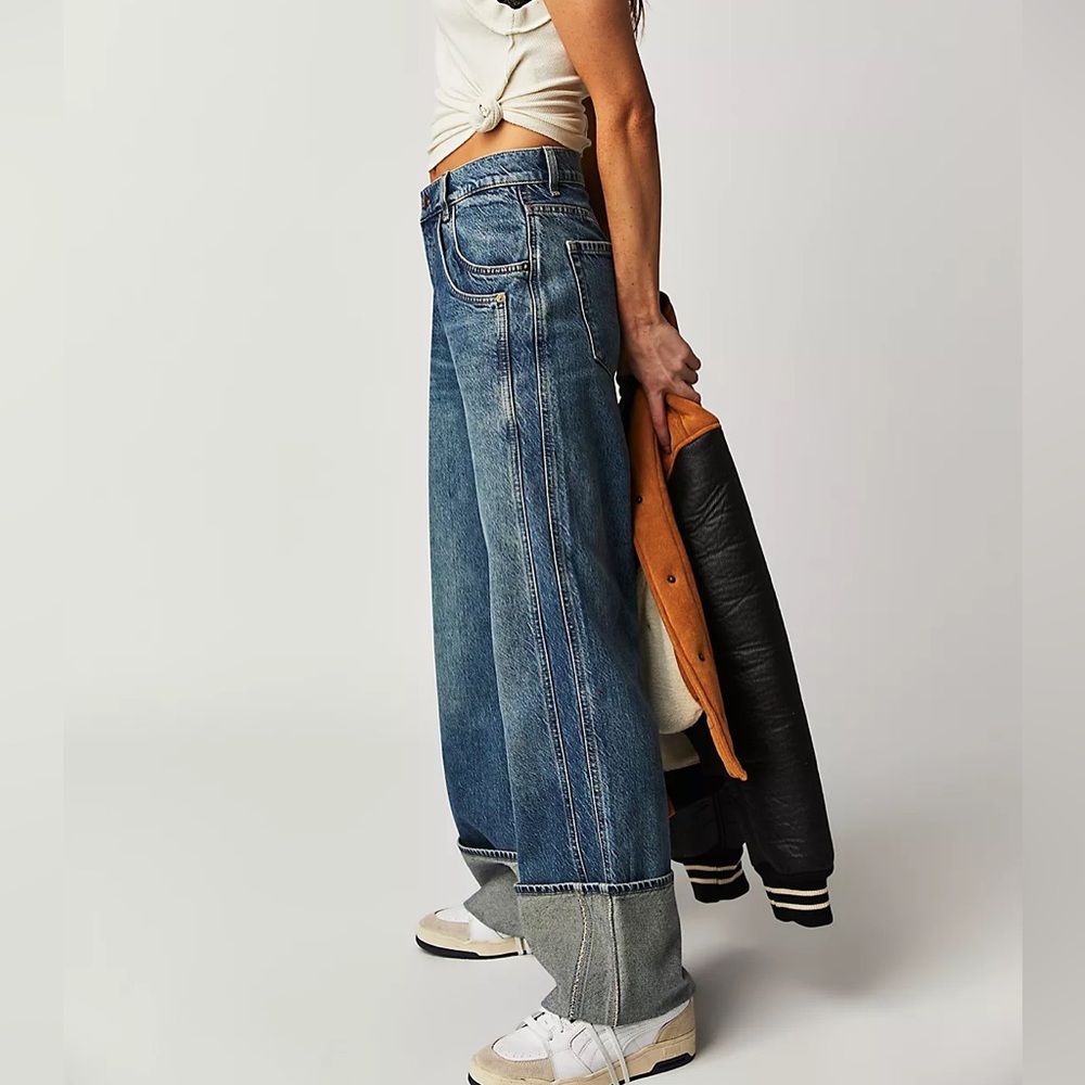 WE THE FREE Women’s Denim Final Countdown Cuffed Low-Rise Jeans size: 26 - Picture 3 of 14